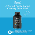 Omega Softgels Health Health Omega3 Supplemento de óleo de peixe